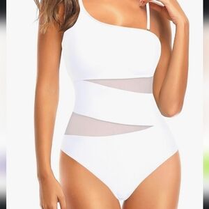 1pc NWT white swim swear.